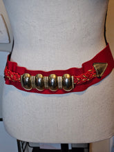 Load image into Gallery viewer, Red/Gold Belt (S/M)
