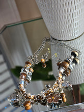 Load image into Gallery viewer, Multi Charm Necklace and Earrings Set
