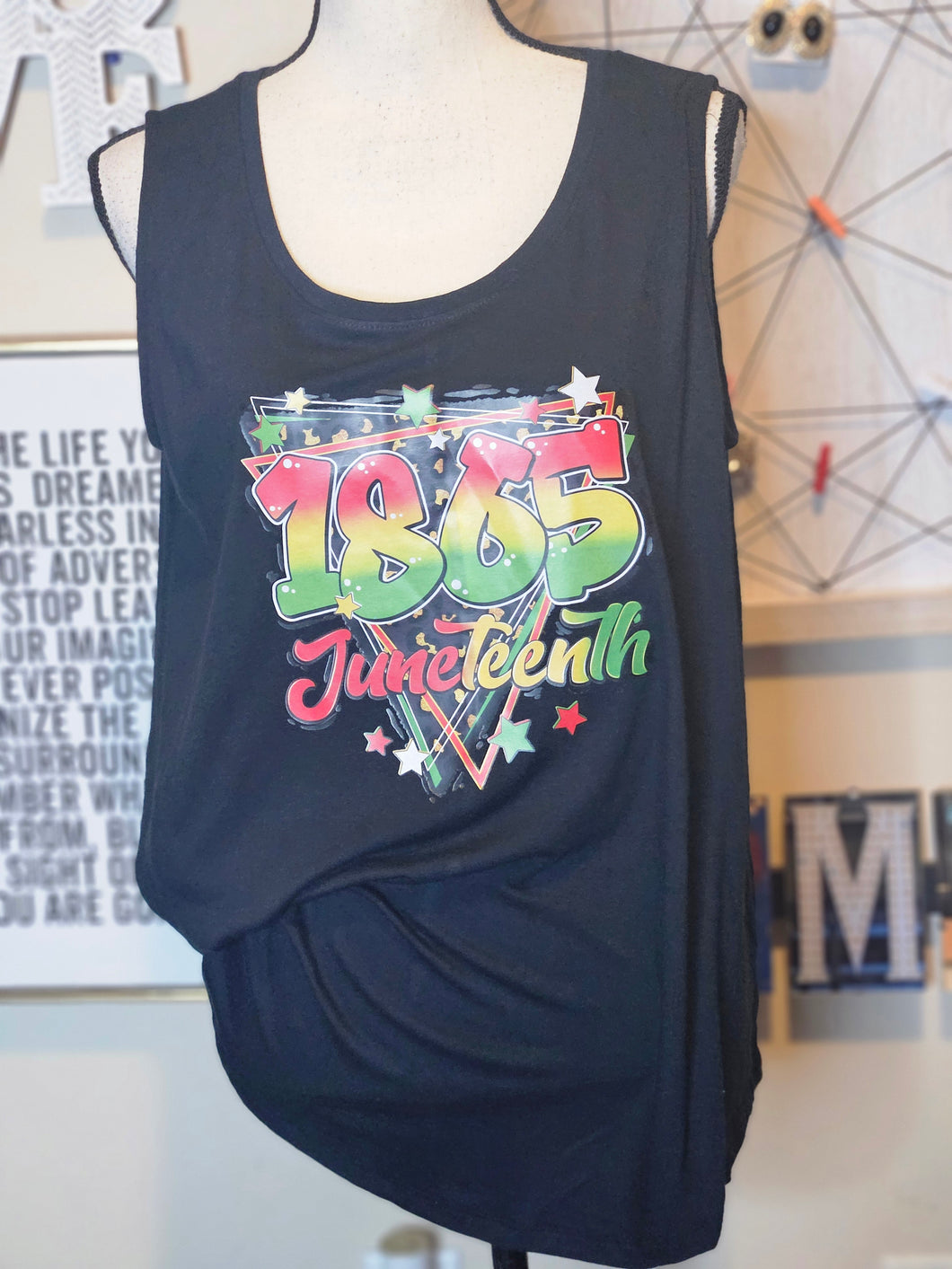 Juneteenth Black Tank (XL)