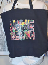 Load image into Gallery viewer, Juneteenth Blk tote
