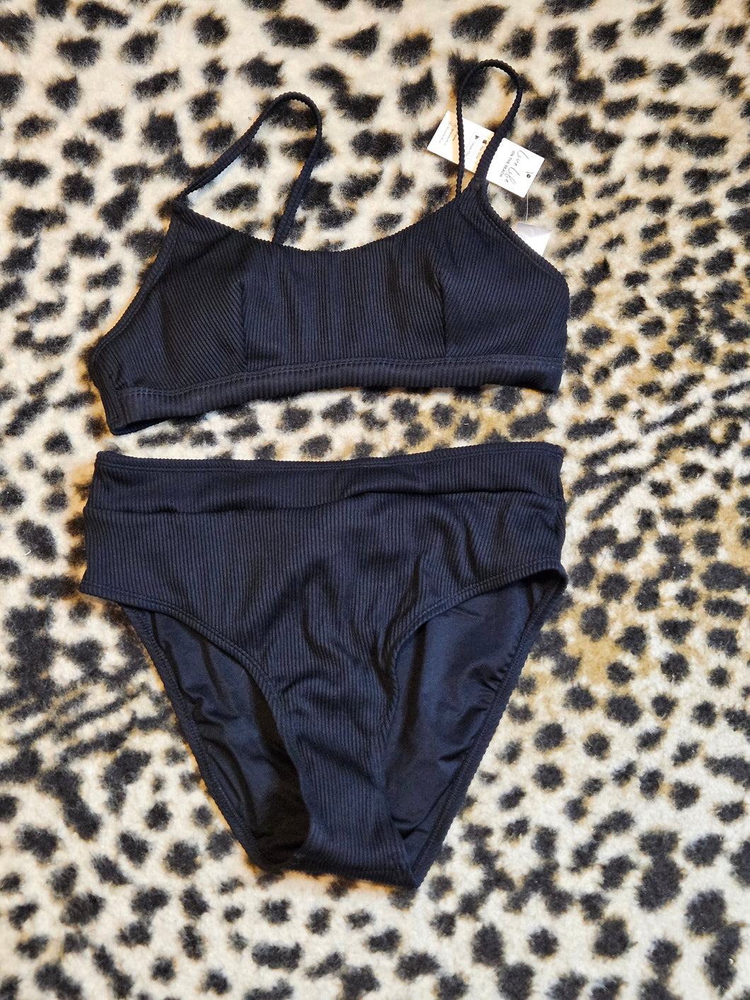 Cupshe 2pc Blk Swimwear (M)