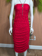 Load image into Gallery viewer, Red Strapless Dress (XL)
